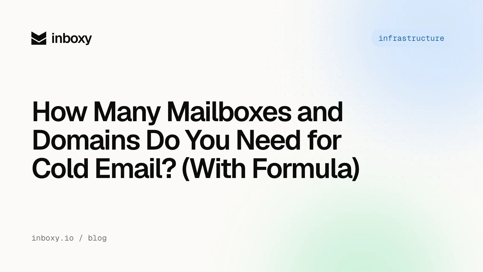 How Many Mailboxes and Domains Do You Need for Cold Email? (With Formula)